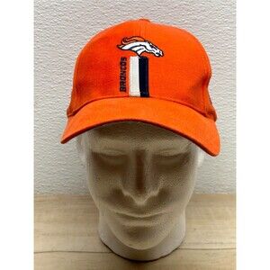 NFL Pro Line Denver Broncos Orange Baseball Cap Logo Athletic One Size Hat